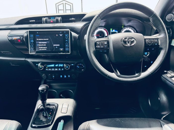 2020 Toyota Hilux Rugged X GUN126R 4X4 Dual Range Eclipse Black