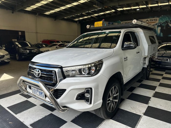 2018 Toyota Hilux SR5 GUN126R 4X4 Dual Range Glacier White
