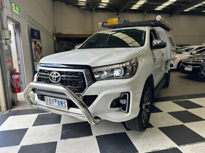 2018 Toyota Hilux SR5 GUN126R 4X4 Dual Range Glacier White