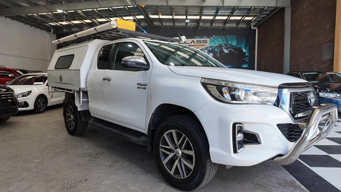 2018 Toyota Hilux SR5 GUN126R 4X4 Dual Range Glacier White