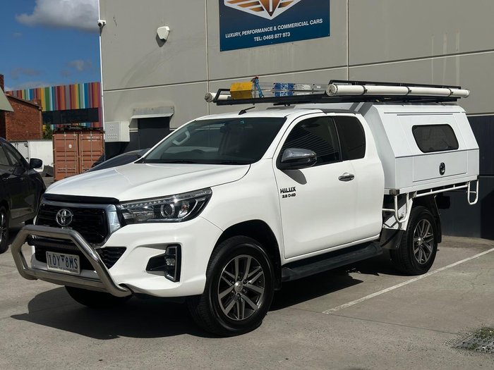2018 Toyota Hilux SR5 GUN126R 4X4 Dual Range Glacier White