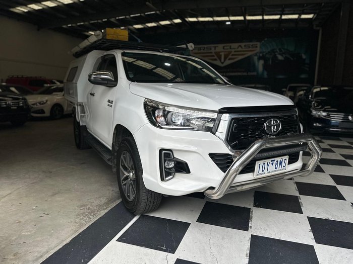 2018 Toyota Hilux SR5 GUN126R 4X4 Dual Range Glacier White