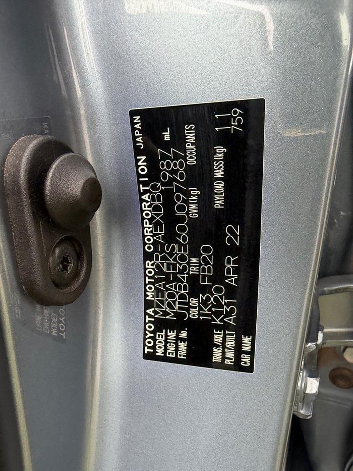 2022 Toyota Corolla Ascent Sport