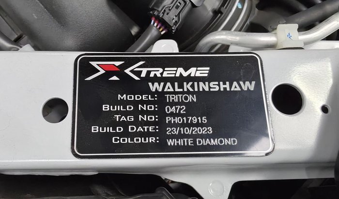 2023 Mitsubishi Triton Xtreme MR MY23 4X4 Dual Range White Diamond with Black Roof