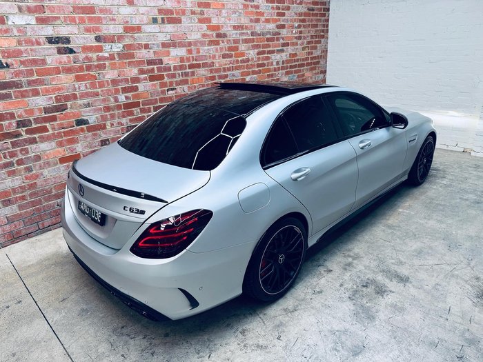 2018 Mercedes-Benz C-Class C63 AMG S W205 designo Iridium Silver magno