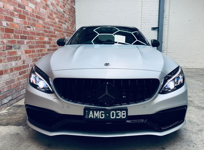 2018 Mercedes-Benz C-Class C63 AMG S W205 designo Iridium Silver magno