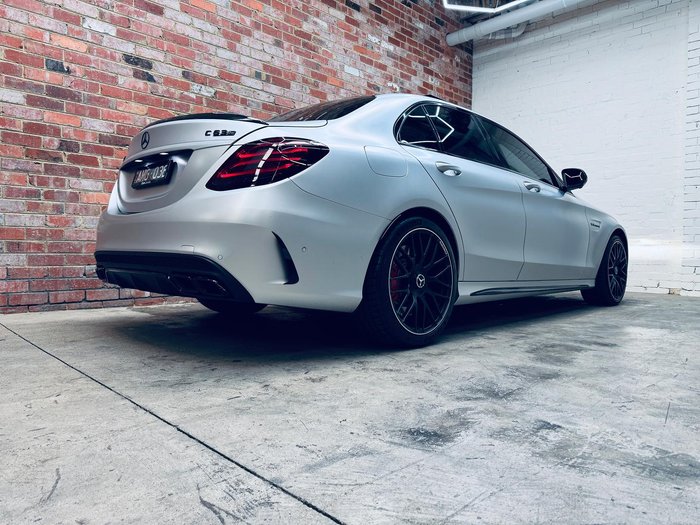 2018 Mercedes-Benz C-Class C63 AMG S W205 designo Iridium Silver magno