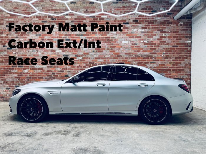 2018 Mercedes-Benz C-Class C63 AMG S W205 designo Iridium Silver magno