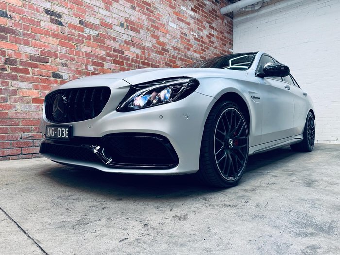 2018 Mercedes-Benz C-Class C63 AMG S W205 designo Iridium Silver magno