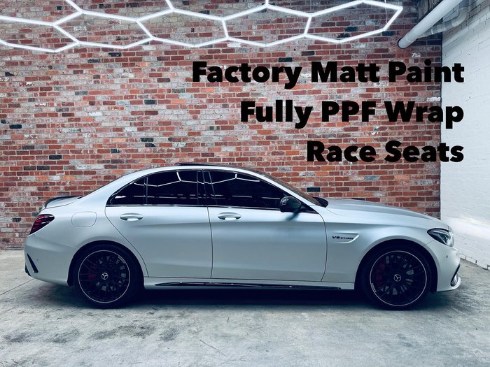 2018 Mercedes-Benz C-Class C63 AMG S W205 designo Iridium Silver magno