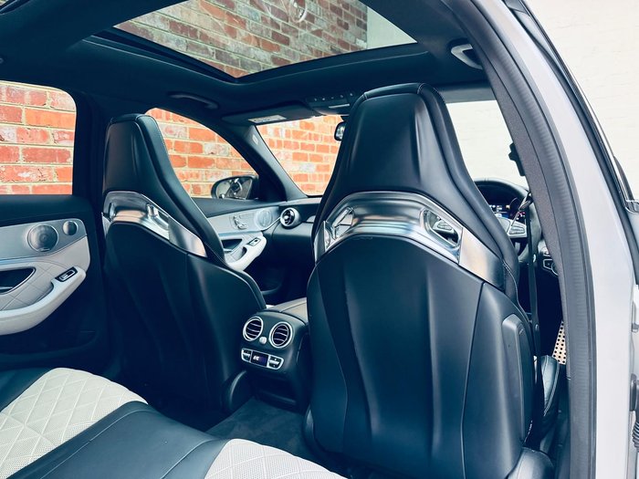 2018 Mercedes-Benz C-Class C63 AMG S W205 designo Iridium Silver magno