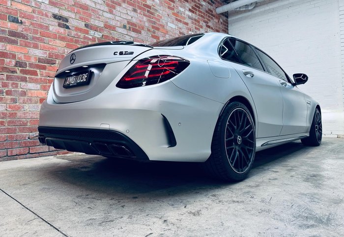 2018 Mercedes-Benz C-Class C63 AMG S W205 designo Iridium Silver magno