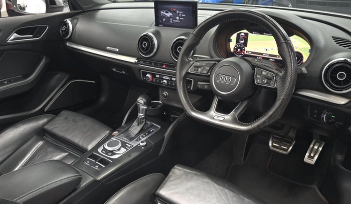 2016 Audi S3 8V MY17 Four Wheel Drive Ibis White