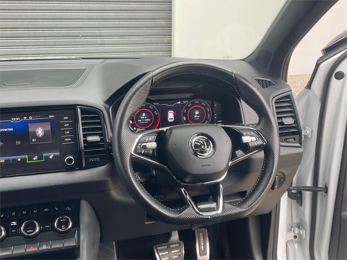 2020 SKODA Karoq 140TSI Sportline NU MY21 AWD Moon White