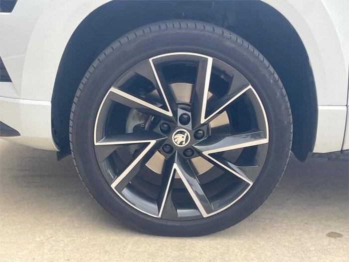 2020 SKODA Karoq 140TSI Sportline NU MY21 AWD Moon White