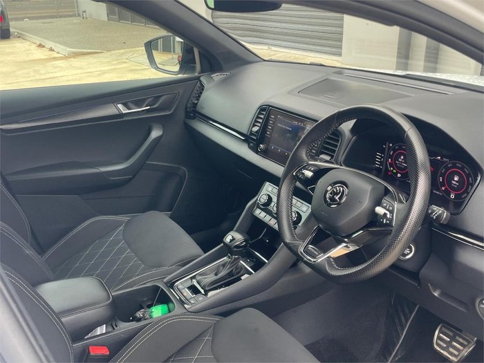 2020 SKODA Karoq 140TSI Sportline NU MY21 AWD Moon White