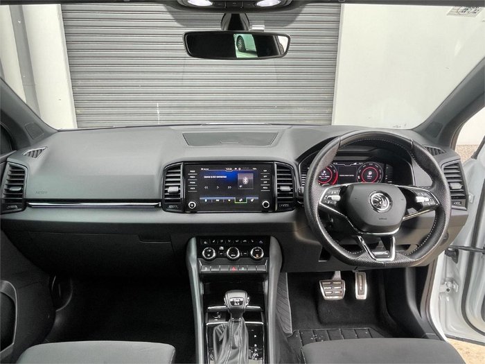 2020 SKODA Karoq 140TSI Sportline NU MY21 AWD Moon White
