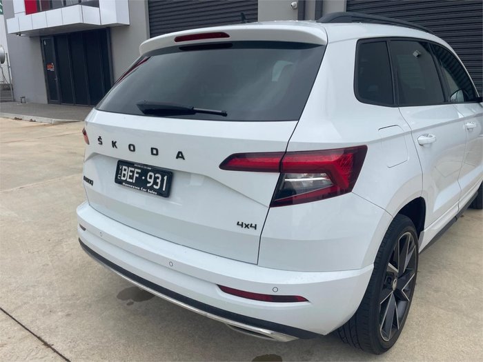 2020 SKODA Karoq 140TSI Sportline NU MY21 AWD Moon White