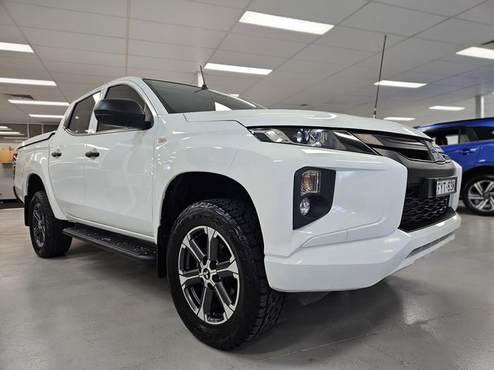 2019 Mitsubishi Triton GLX ADAS MR MY19 4X4 Dual Range White