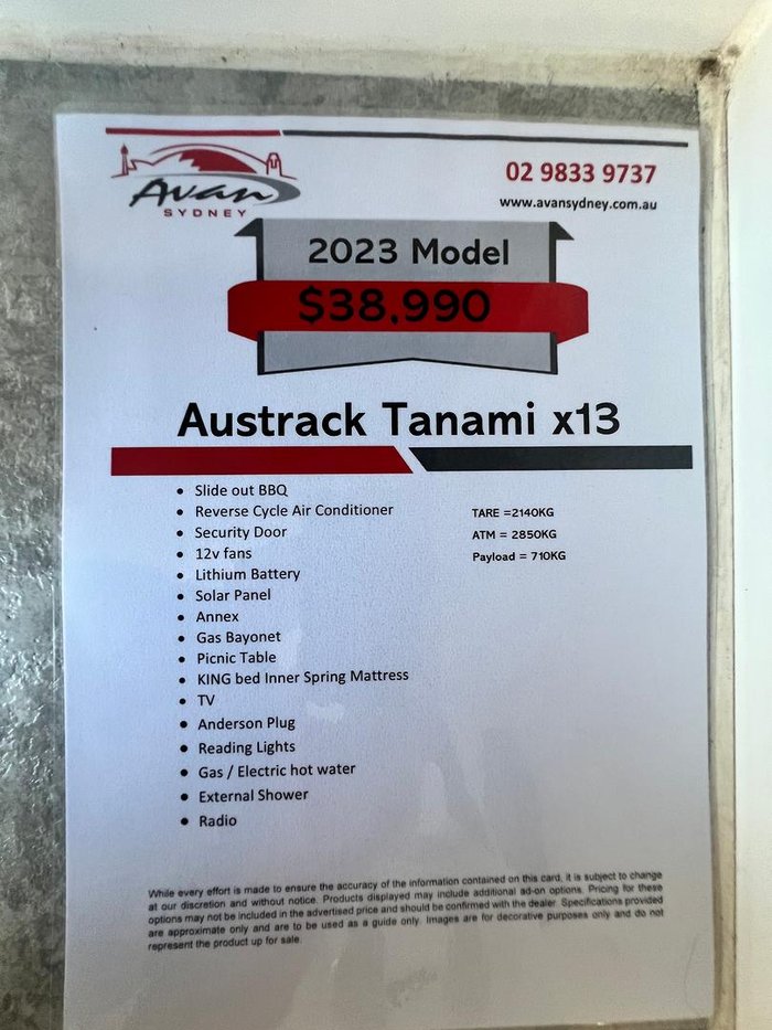 2023 Austrack Campers Tanami X13
