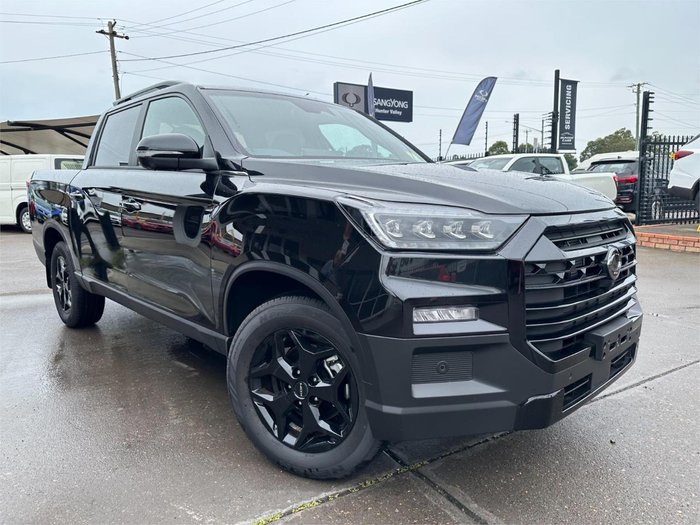 2025 KGM Musso Ultimate Q261 MY26 4X4 Dual Range Space Black