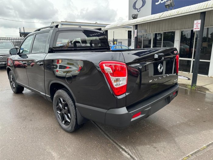 2025 KGM Musso Ultimate Q261 MY26 4X4 Dual Range Space Black