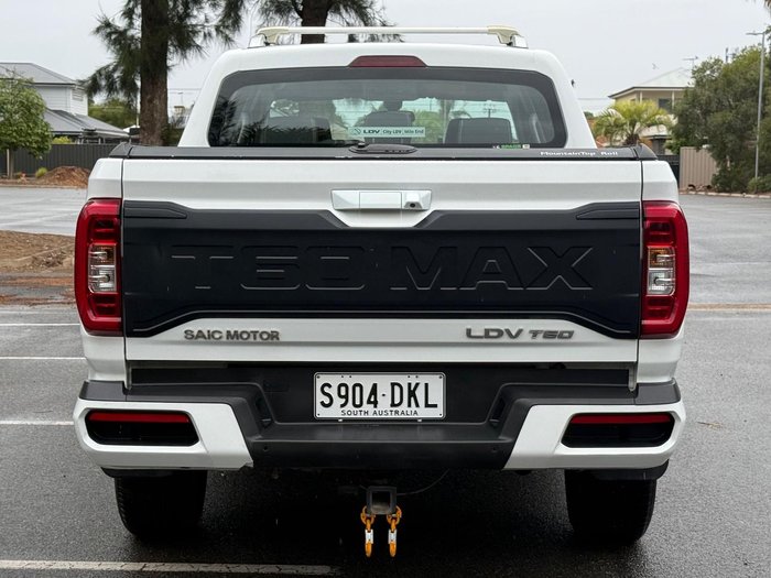 2022 LDV T60 Max PRO SK8C MY23 4X4 Dual Range Blanc White