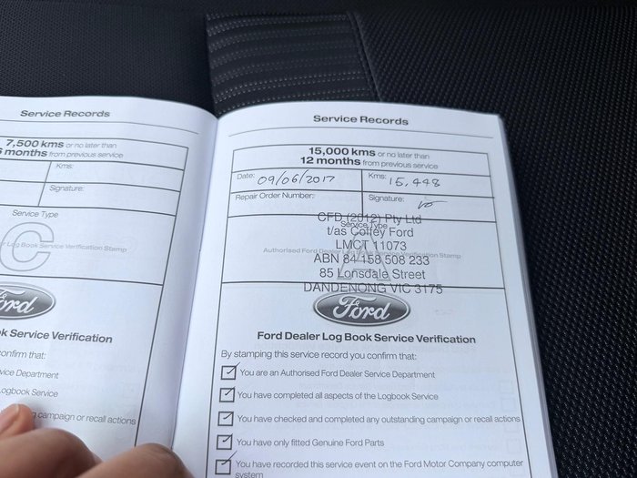 2016 Ford Ranger XLT Hi-Rider PX MkII 4x2 Shadow Black