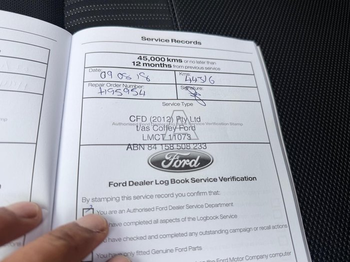 2016 Ford Ranger XLT Hi-Rider PX MkII 4x2 Shadow Black