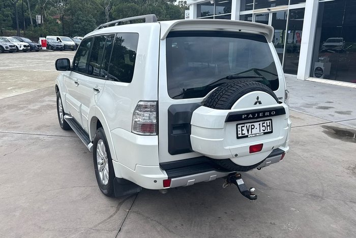 2014 Mitsubishi Pajero Exceed NW MY14 4X4 Dual Range White