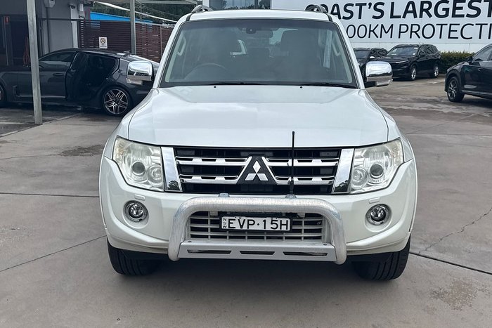 2014 Mitsubishi Pajero Exceed NW MY14 4X4 Dual Range White