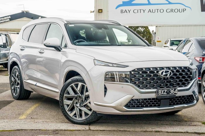2022 Hyundai Santa Fe Highlander TM.V4 MY22 4X4 On Demand Glacier White