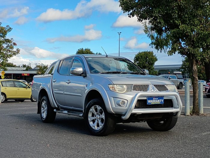2013 Mitsubishi Triton GLX-R MN MY13 4X4 Dual Range Cool Silver