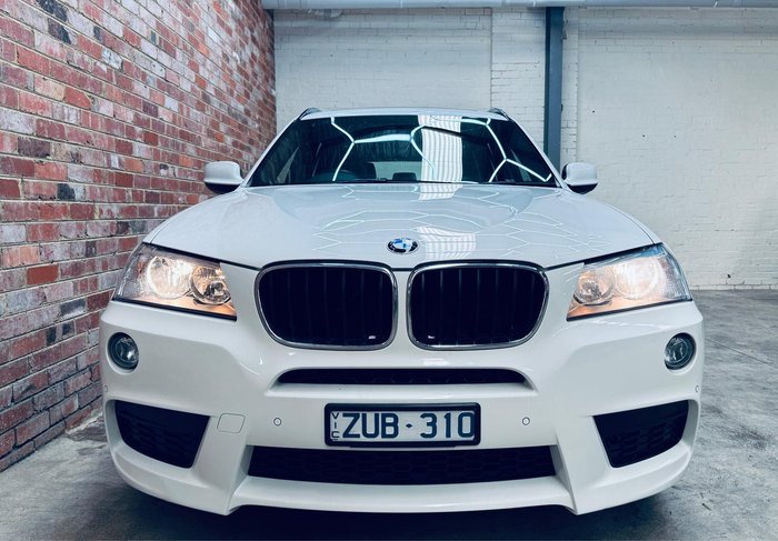 2013 BMW X3 xDrive20d F25 MY13.5 4X4 Constant Alpine White