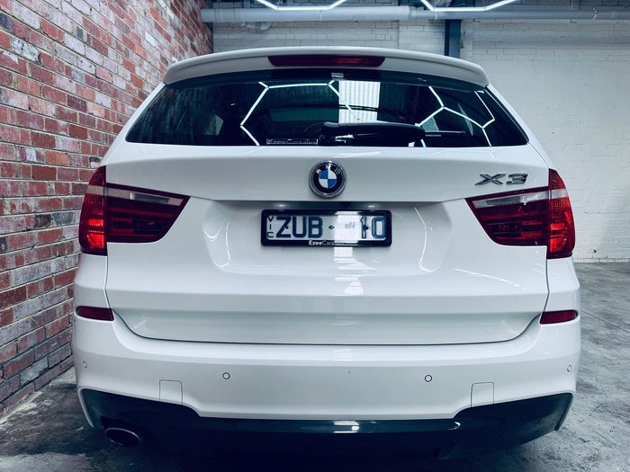 2013 BMW X3 xDrive20d F25 MY13.5 4X4 Constant Alpine White