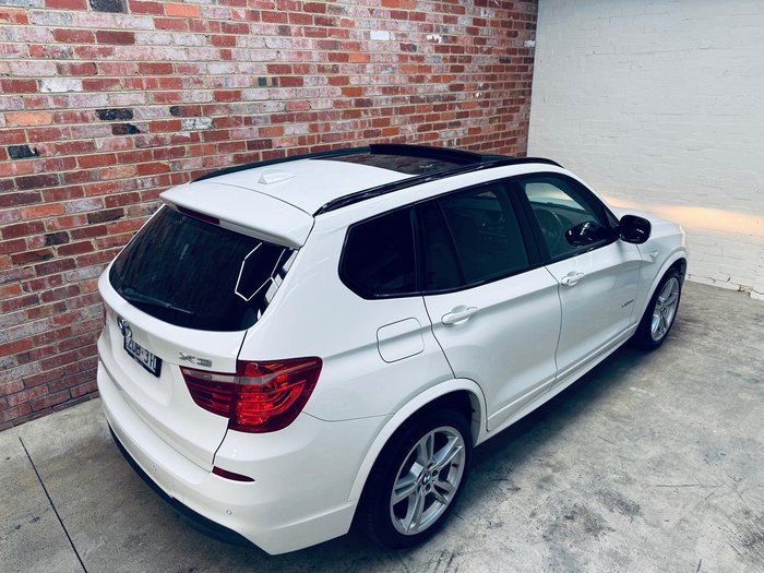 2013 BMW X3 xDrive20d F25 MY13.5 4X4 Constant Alpine White