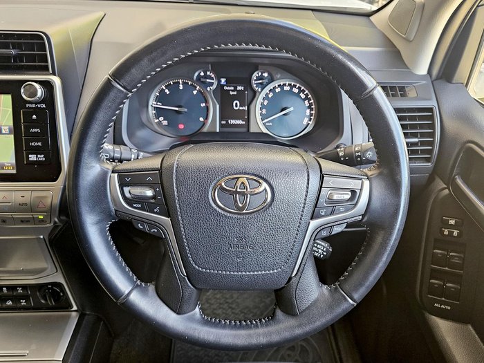 2018 Toyota Landcruiser Prado GXL GDJ150R 4X4 Dual Range Glacier White