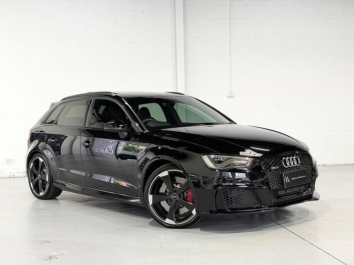 2016 Audi RS3 8V MY16 Four Wheel Drive Mythos Black