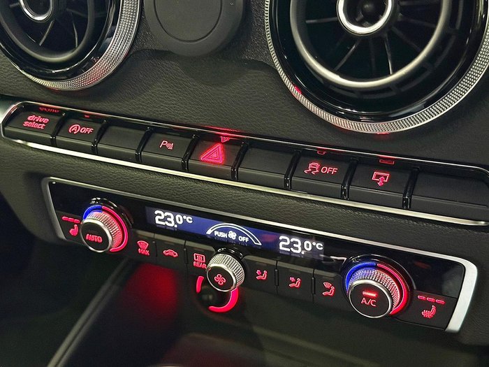 2016 Audi RS3 8V MY16 Four Wheel Drive Mythos Black