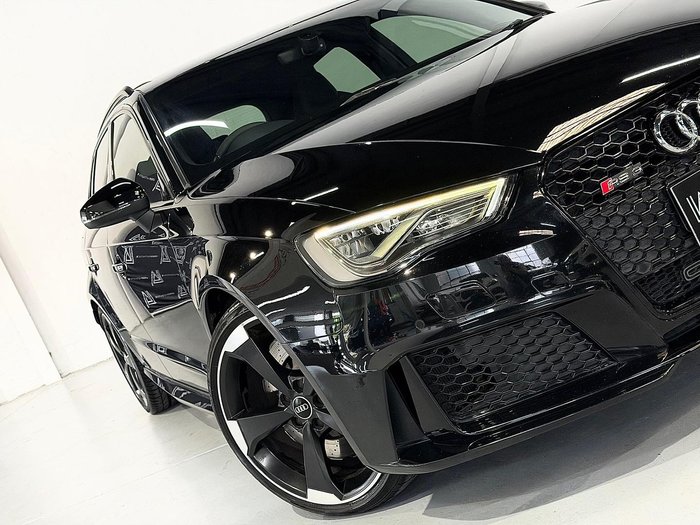 2016 Audi RS3 8V MY16 Four Wheel Drive Mythos Black