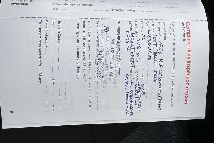 2018 Holden Calais V