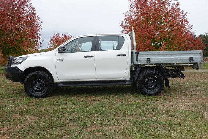 2020 Toyota Hilux SR GUN126R 4X4 Dual Range Glacier White