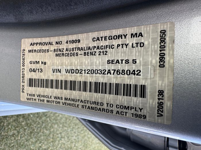 2013 Mercedes-Benz E-Class E250 CDI BlueEFFICIENCY Avantgarde