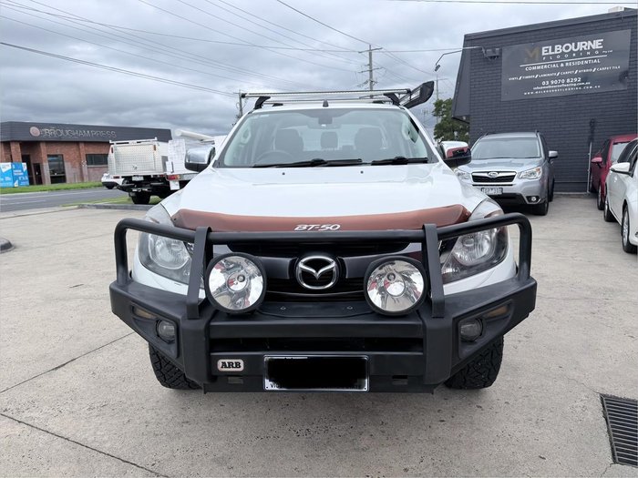 2015 Mazda BT-50 XTR UP 4X4 Dual Range Cool White