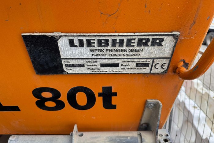 1999 Liebherr Ltm1080-1