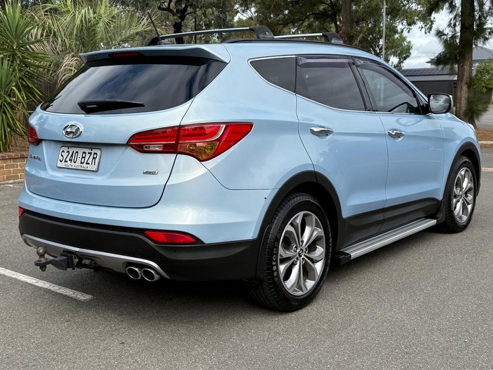 2013 Hyundai Santa Fe Highlander DM MY14 4X4 On Demand Creamy White