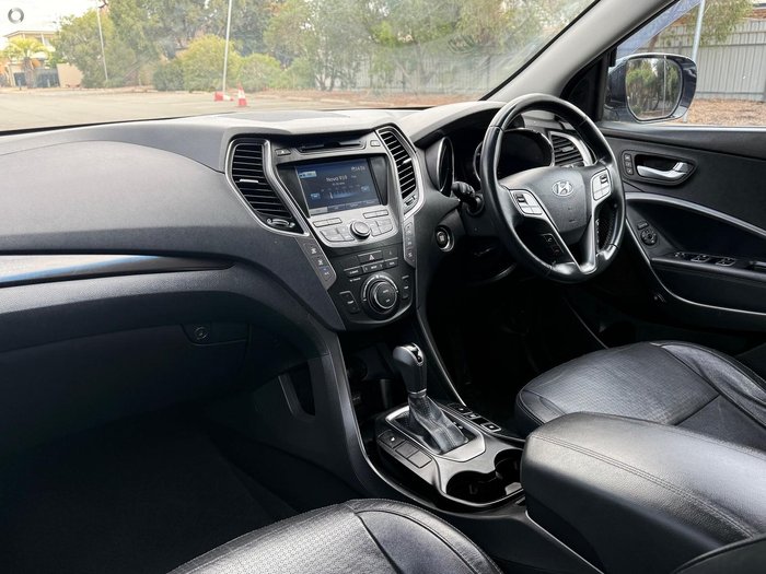 2013 Hyundai Santa Fe Highlander DM MY14 4X4 On Demand Creamy White