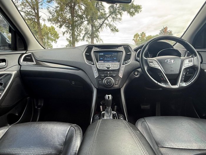 2013 Hyundai Santa Fe Highlander DM MY14 4X4 On Demand Creamy White