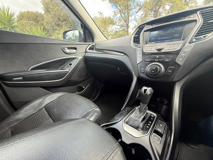 2013 Hyundai Santa Fe Highlander DM MY14 4X4 On Demand Creamy White