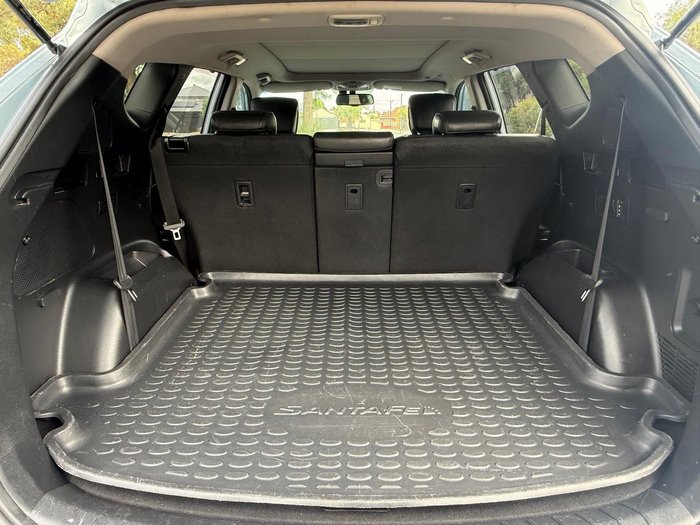 2013 Hyundai Santa Fe Highlander DM MY14 4X4 On Demand Creamy White